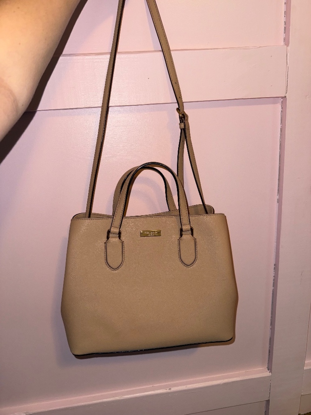 Kate Spade Laurel Way Evangeline Satchel  & Matching Wallet